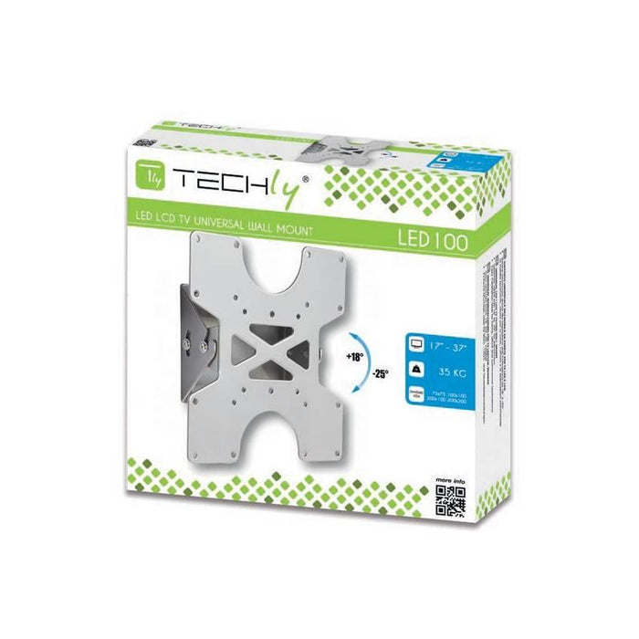 Techly Sieninis laikiklis TV LCD/LED/PDP 13-37'' 35 kg VESA palenkiamas juodas