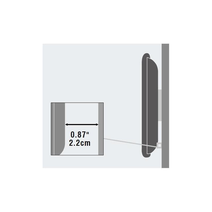 Techly Sieninis laikiklis  TV LCD/LED/PDP 40-65'' 60 kg VESA slim juodas