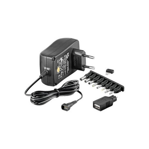 Techly universalus pakrovėjas 3-12V 1.5A 18W su 9 kištukais