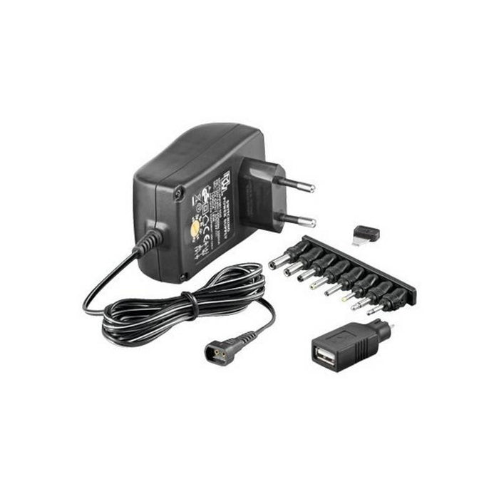 Techly universalus pakrovėjas 3-12V 2.25A 27W su 9 kištukais