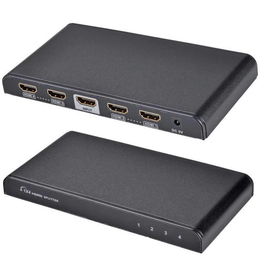 Skirstytuvas Techly, audio/wideo HDMI 1/4 4K*2K 3D