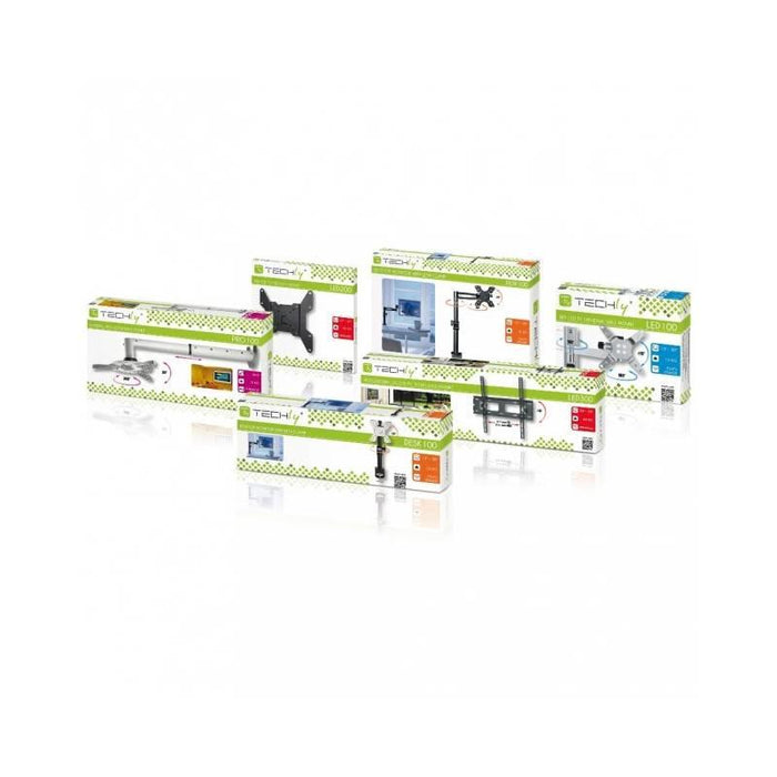 Techly Sieninis laikiklis TV LCD/LED/PDP 23-55'' 45 kg VESA palenkiamas juodas