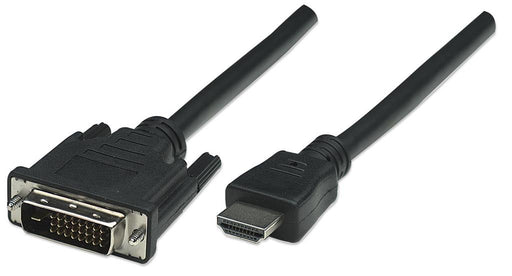 Monitoriaus kabelis Techly HDMI/DVI-D 24+1 M/M 1.8m juodas