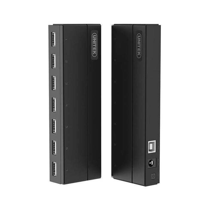 Unitek Hub 7x USB 2.0 + power adaptor; Y-2191