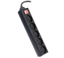 Maitinimo panelė Tracer Power Patrol, 5 lizdai, 1.8m, Su jungikliu, Juoda