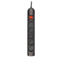 Maitinimo panelė Tracer PowerGuard + 3 m (5 lizdai) Juoda