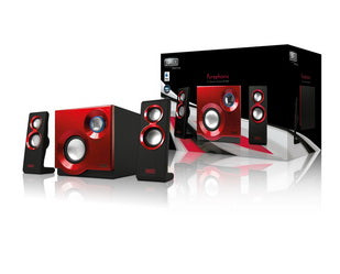 Sweex kolonėlių rinkinys 2.1 60W Purephonic Red