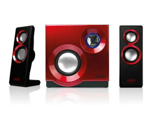 Sweex kolonėlių rinkinys 2.1 60W Purephonic Red