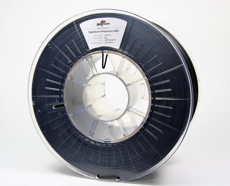 Filament SPECTRUM / ABS / Deep Black / 1,75 mm / 1 kg