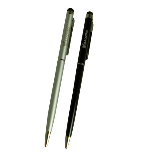 VAKOSS Pieštukas jautriais ekranais / tušinukas 2in1  SB-367 2-pack silver/black