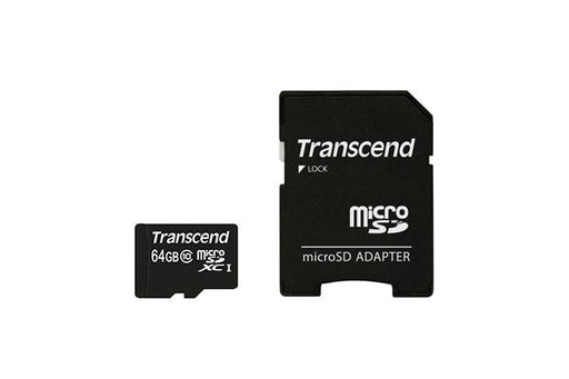 Atminties kortelė Transcend microSDXC 64GB CL10 + Adapter (SD 3.0)