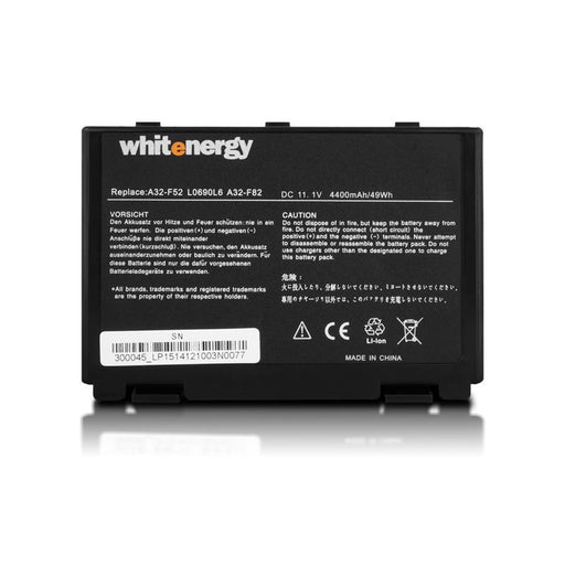 Nešiojamo kompiuterio baterija Whitenergy Asus A32-F52 11.1V 4400mAh