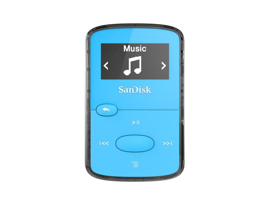 MP3 grotuvas Sandisk Clip Jam 8GB, microSDHC, Radio FM, Mėlynas