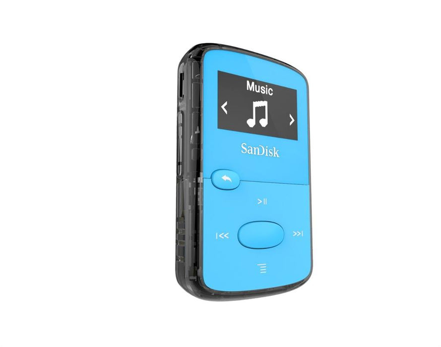 MP3 grotuvas Sandisk Clip Jam 8GB, microSDHC, Radio FM, Mėlynas