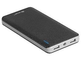 Maitinimo bankas Tracer 10000 mAh polymer juoda / pilka
