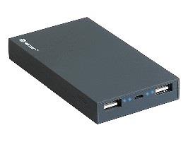 Maitinimo bankas Tracer 8000 mAh polymer tamsiai pilka