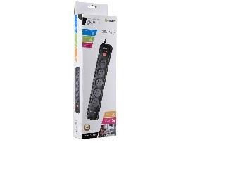 Maitinimo panelė Tracer Mobile readyl, 5 lizdai, 1.5m, Su jungikliu, Juoda