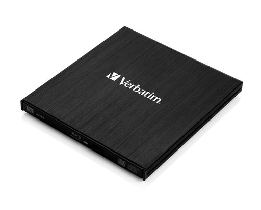 Verbatim External Blu-ray ReWriter, USB 3.0, Slim, Black