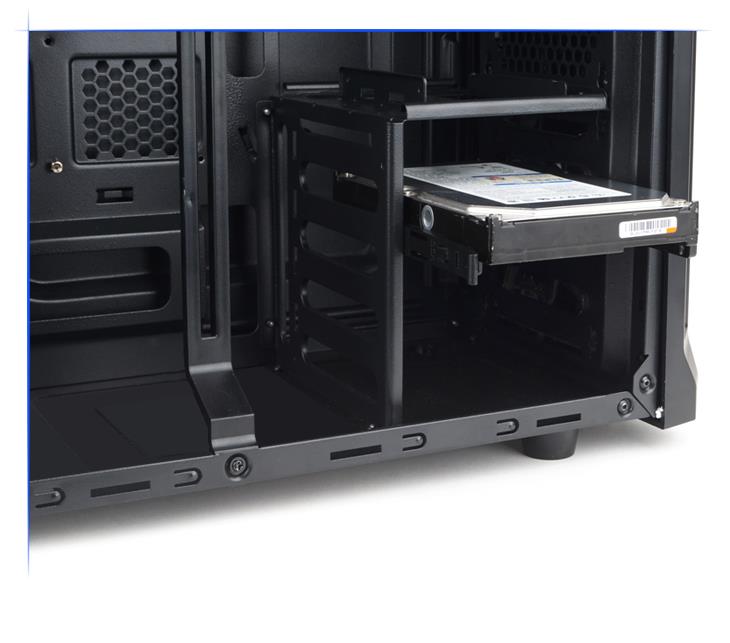 PC korpusas Zalman Z3 PLUS Midi Tower (su langeliu, be PSU, USB 3.0)