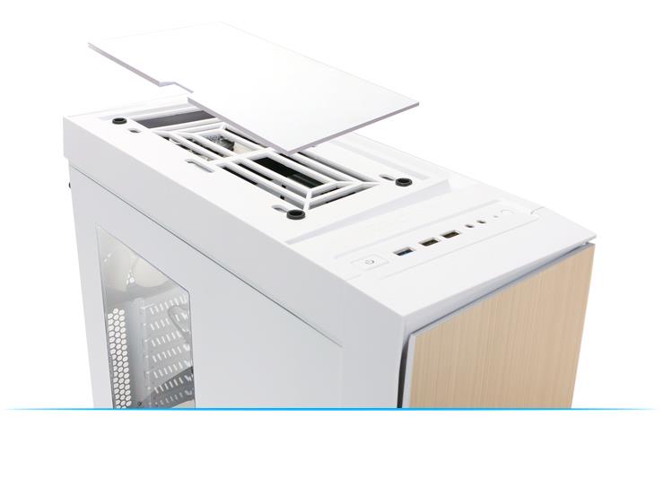 PC korpusas Zalman R1 Baltas, Mid tower, USB3.0