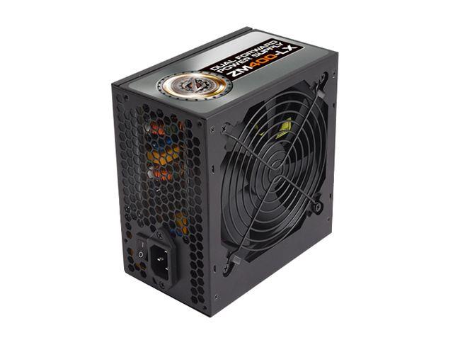 PSU Zalman ZM400-LX 400W, 120mm ventiliatorius, Dual Forward Converter Circuit