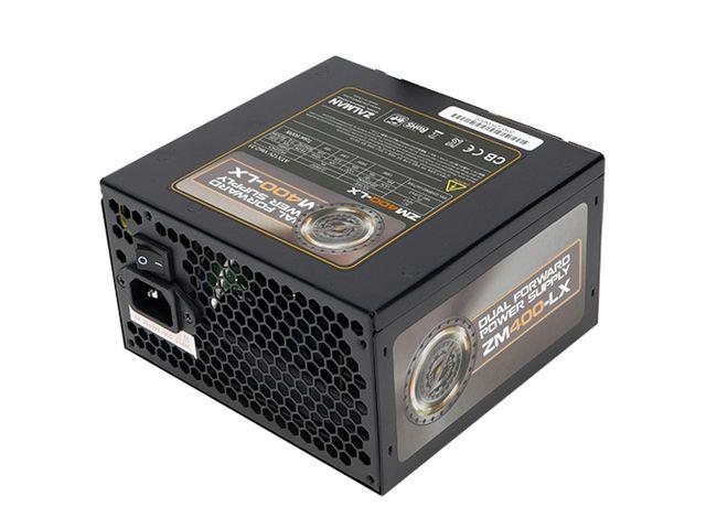 PSU Zalman ZM400-LX 400W, 120mm ventiliatorius, Dual Forward Converter Circuit
