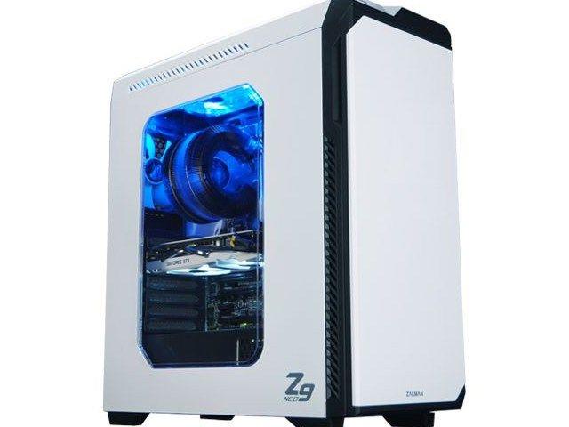 PC korpusas Zalman Chasis Z9 NEO White Midi Tower (USB 3.0, be PSU)