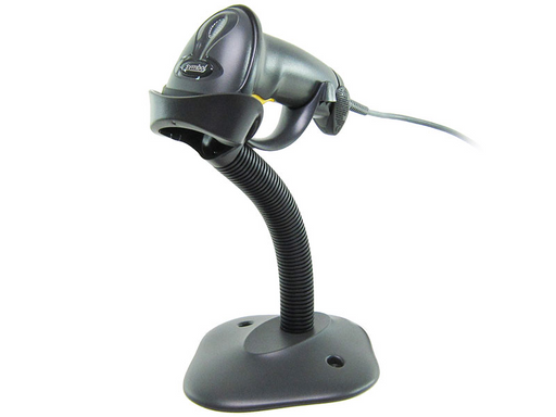 Kodų skaitytuvas Zebra 1D LS2208 / juodas/ stovas/ kabelis USB