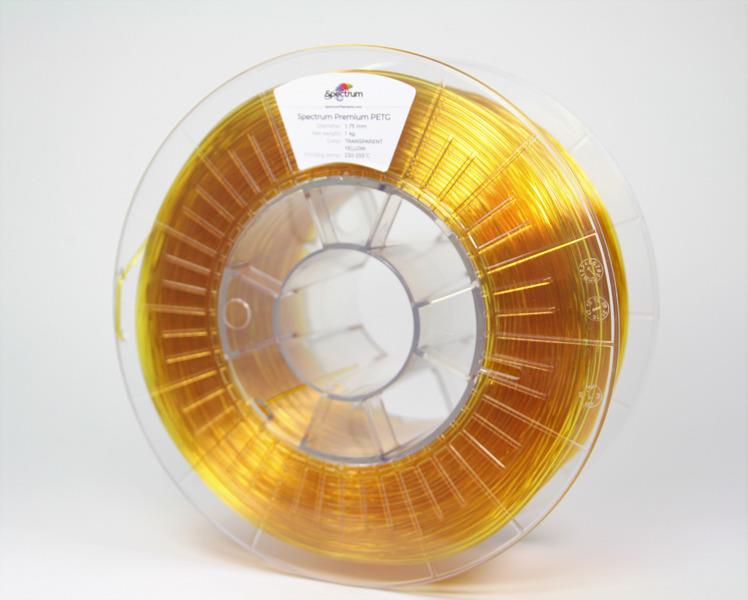 Gija 3D SPECTRUM / PETG / TRANSPARENT YELLOW / 1,75 mm / 1 kg