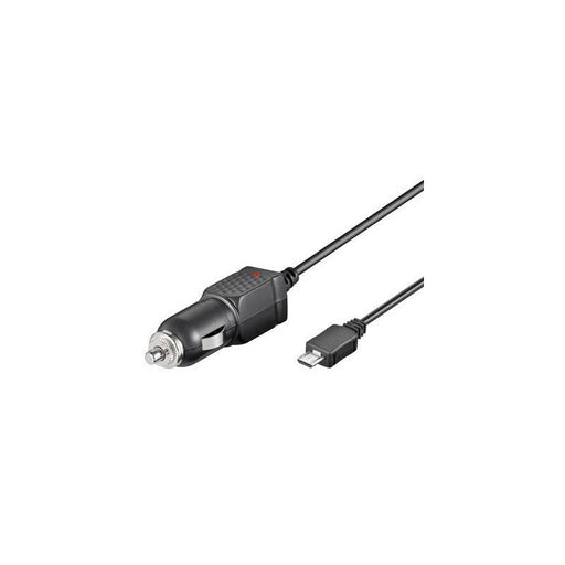 Automobilinis įkroviklis Techly micro-USB 5V 2.1A, 12/24V, juodas, laidas 1.2m