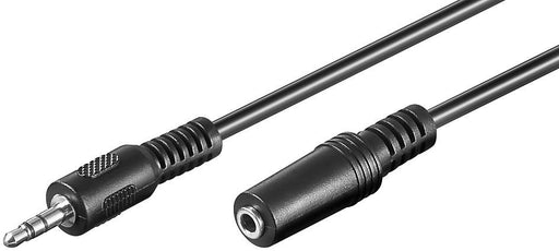 Prailginimo laidas Techly audio stereo Jack 3.5mm M/F 1,8m juodas