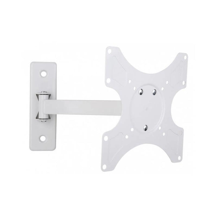 Sieninis laikiklis Techly TV LCD/LED/PDP 19-37'' 25kg VESA šarnyrinis, baltas