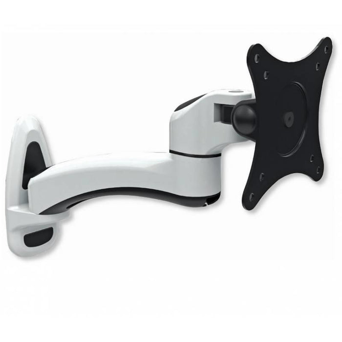 Sieninis laikiklis Techly TV LCD/LED/PDP 15-27'' 8kg VESA Šarnyrinis Baltas