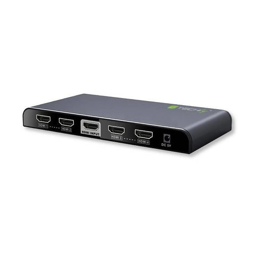 Techly Skirstytuvas AV splitter HDMI 2.0 1x4 UHD 4Kx2K 3D maitinimas AC