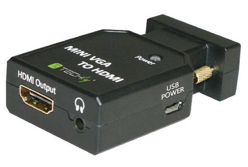 Techly VGA + 3,5mm audio HDMI konverteris adapteris M/F