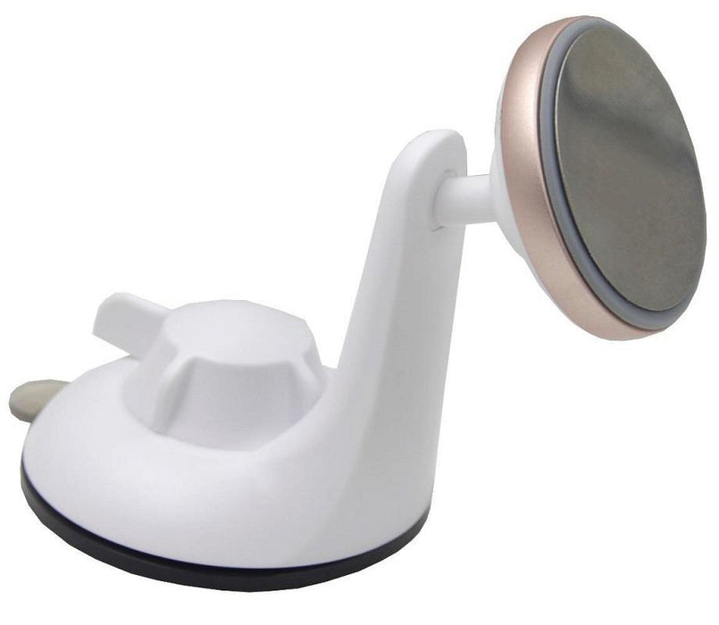 Techly magnetinis automobilinis telefono ar GPS laikiklis, baltas