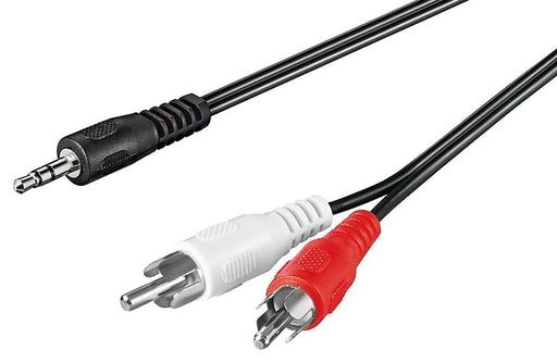 Techly Kabelis audio stereo Jack 3.5mm -->2x RCA M/M 1,5m