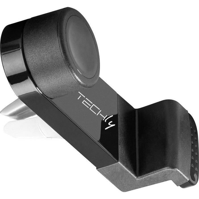 Techly telefonų ir GPS automobilinis laikiklis tvirtinamas ant ortakio, pasukama