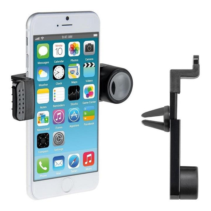 Techly telefonų ir GPS automobilinis laikiklis tvirtinamas ant ortakio, pasukama