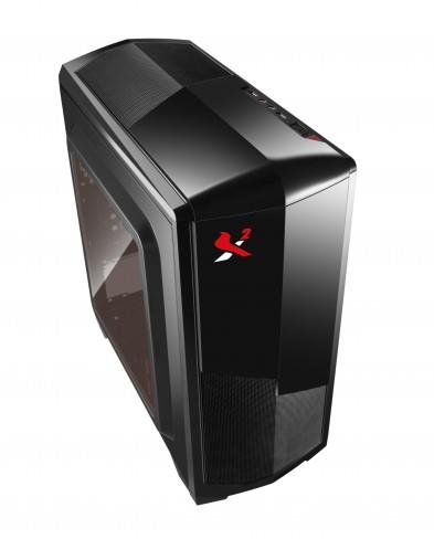 PC Korpusas be PSU X2 Nextyde 6021B, 1x USB 3.0, 1x USB 2.0, Juodas