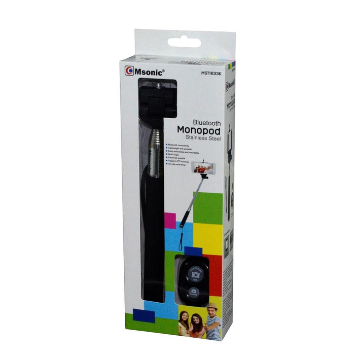 MSONIC Bluetooth Asmenukių lazda su nuotolinio valdymo pulteliu MST1633K juodas