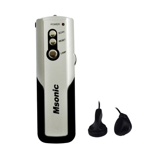 MSONIC Mini radijas su ausinėmis MDH3125 sidabrinis