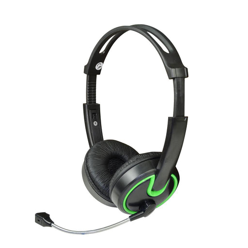 Stereo ausinės su mikrofonu MSONIC Garsumo valdymas MH563KE juoda-žalios