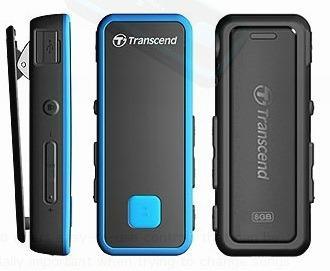 MP3 grotuvas Transcend MP350 8GB Juodas, Fitness Tracker