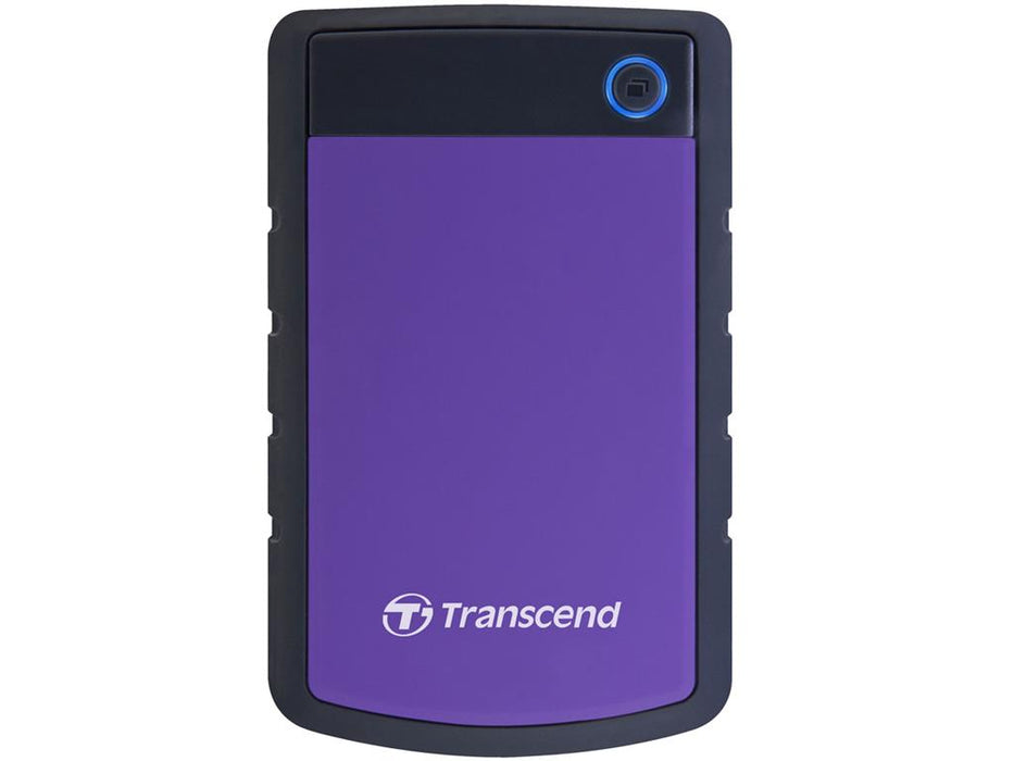 Išorinis diskas Transcend 25H3P 2.5'' 2TB USB3, Triguba smūgių slopinimo sistema