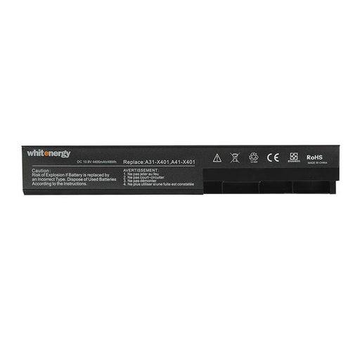 Nešiojamo kompiuterio baterija Whitenergy Asus X301 X401A 10.8V 2200mAh