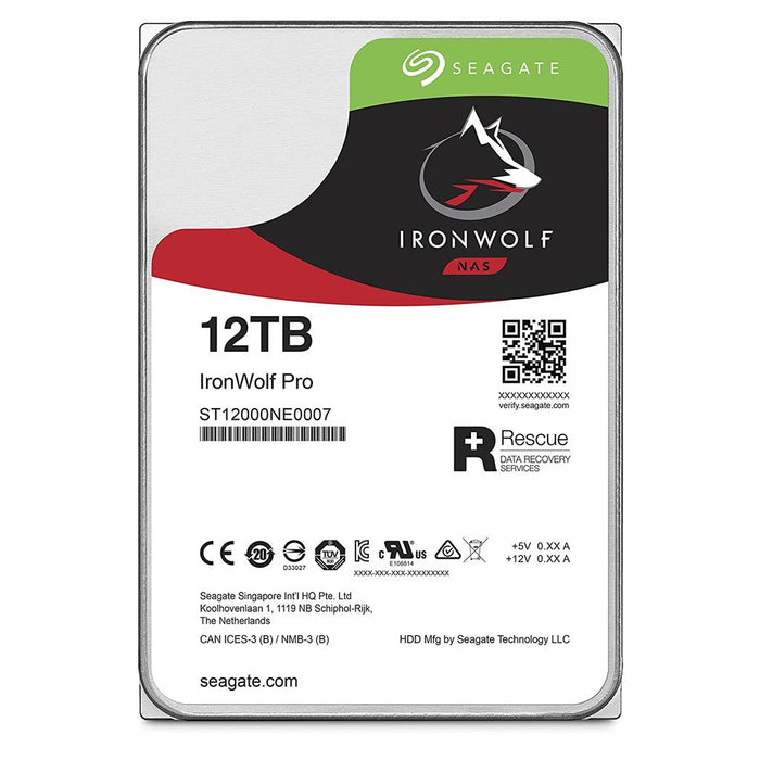 Seagate IronWolfPro HDD 3.5'' 12TB SATA3 7200RPM 256MB
