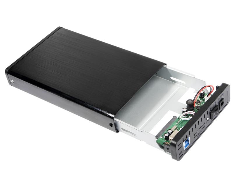 HDD korpusas Tracer 731 AL mobile rack 3.5'' ATA / SATA USB 2.0. Aliuminis