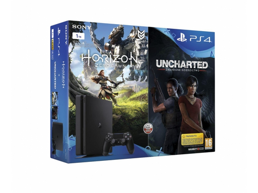 Sony Playstation 4 Slim 1TB + Horizon Zero Dawn + Uncharted: The Lost Legacy