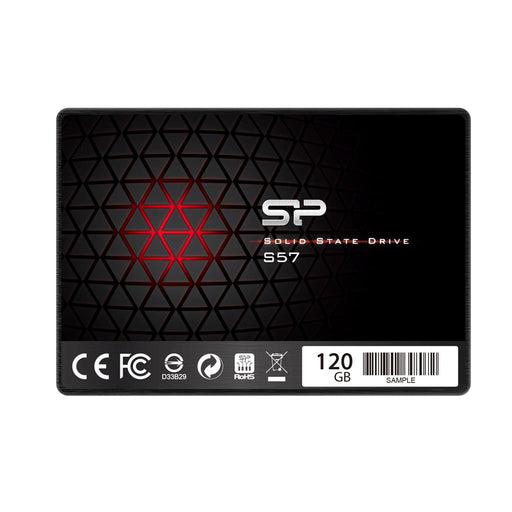 Silicon Power SSD Slim S57 120GB 2.5'', SATA III, 3D TLC NAND, 7mm